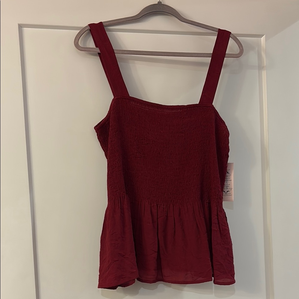 NWT Red Lace Nanette Lepore Top